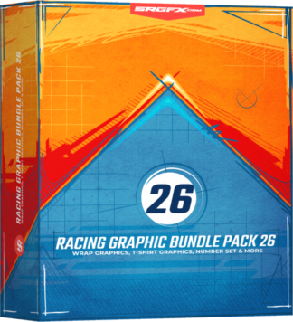 Cel Shading Racing Wrap Graphic Bundle Pack and Branding Kit 26