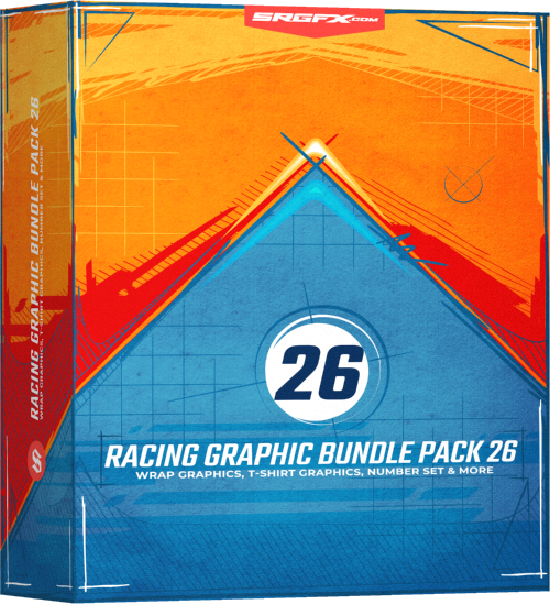 Cel Shading Racing Wrap Graphic Bundle Pack and Branding Kit 26