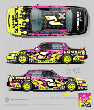 Lemke Septic Crown Victoria Race Wrap