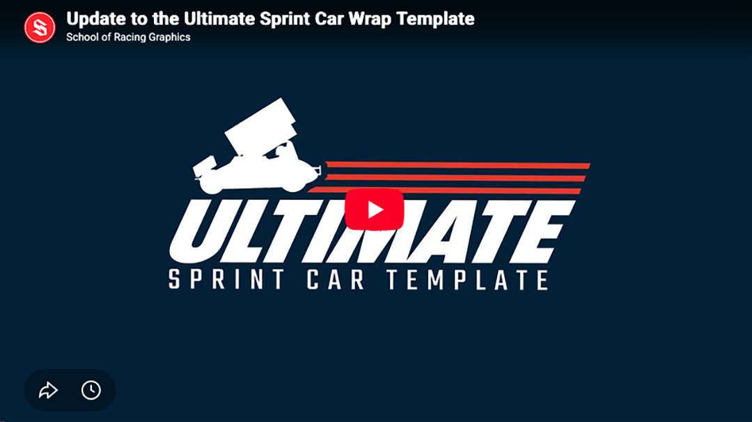Update to the Ultimate Sprint Car Wrap Template